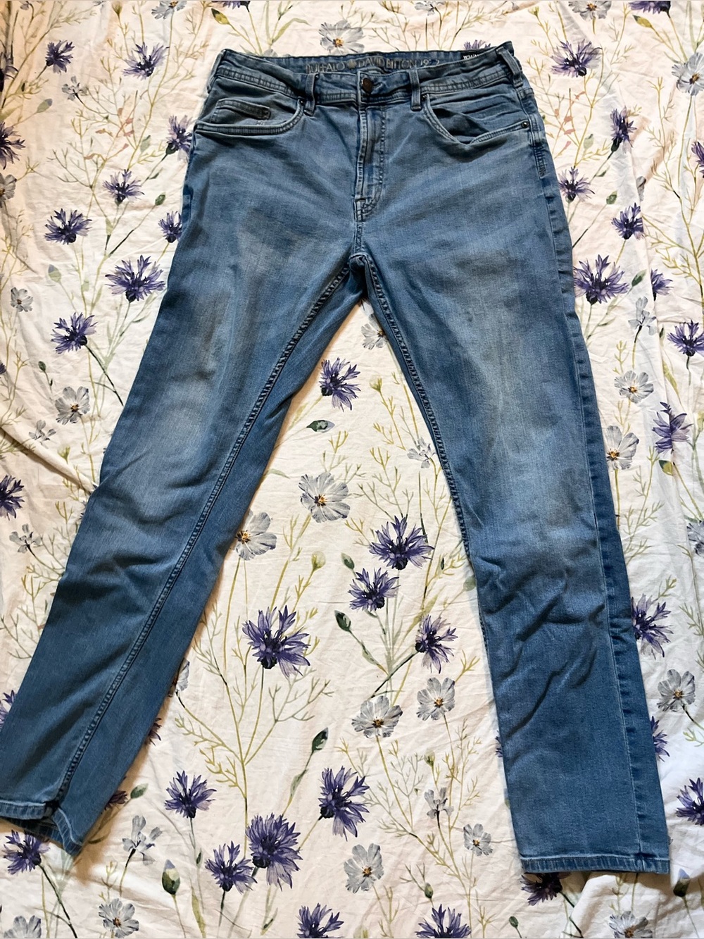 Buffalo David Bitton MAX-X Slim Straight Jeans Mens Size 34/32 RN 149851